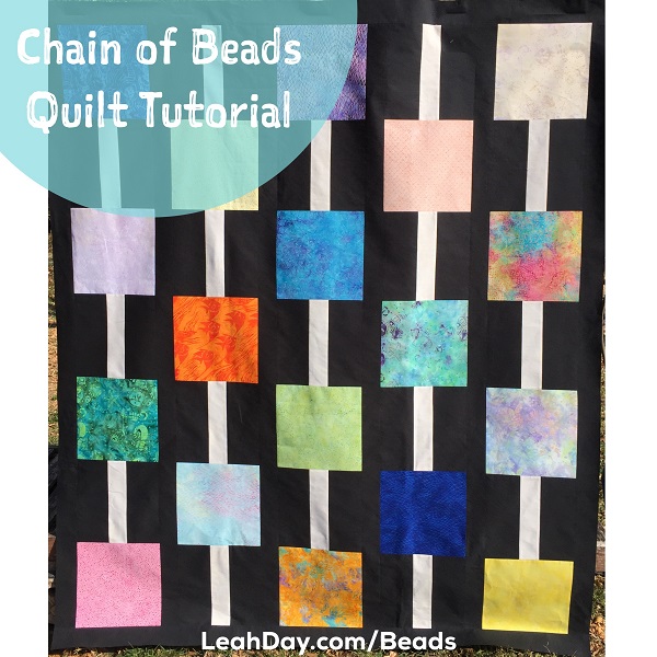 Chain of Beads free beginner quilt pattern
